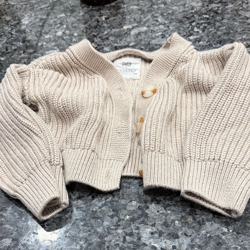 Little Sleepies cropped cardigan